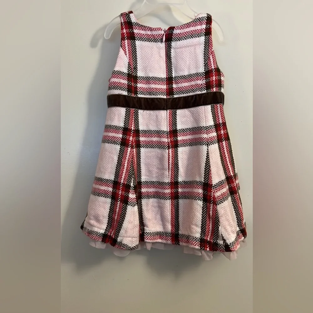 Koala Kids Plaid Ruffled Dress 🌸